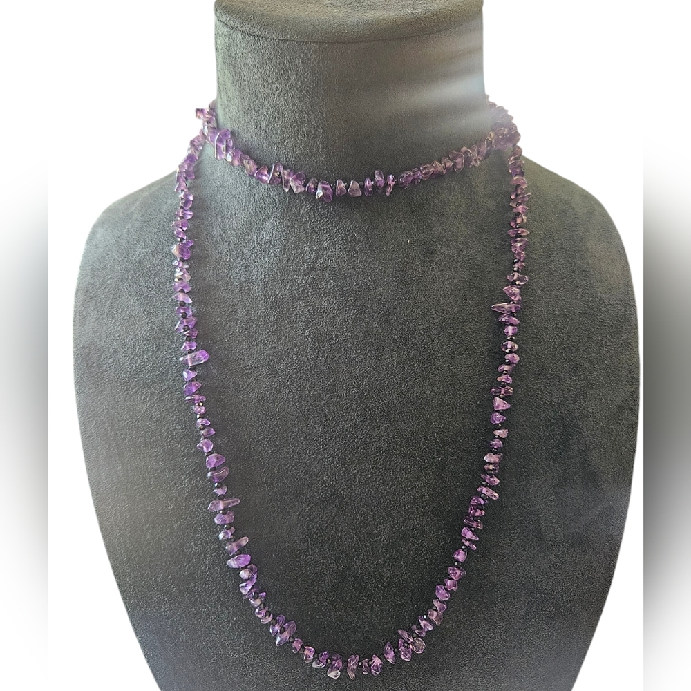 Tanzanite and Spinel Necklace